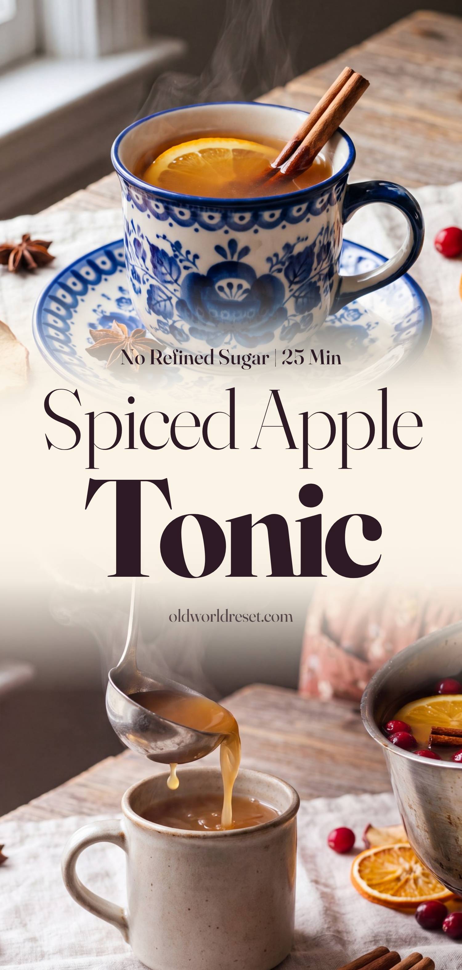 Spiced Apple Cider Tonic - pin this recipe