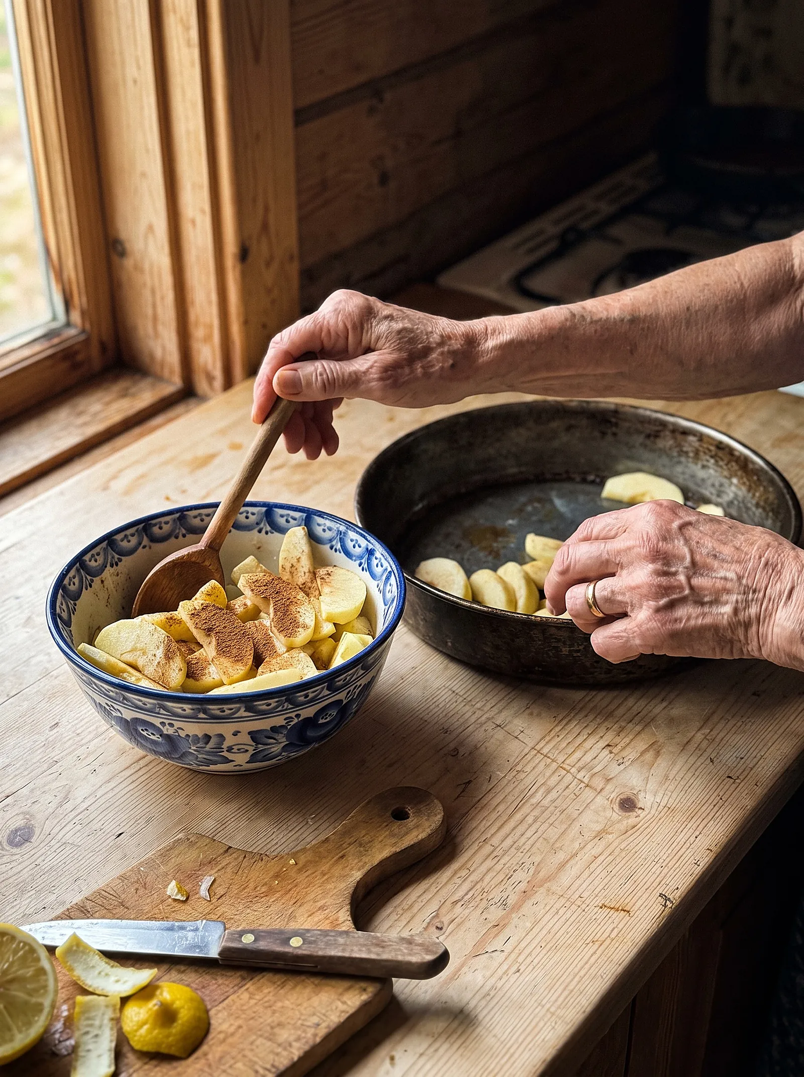 Apple Sharlotka (Russian Apple Sponge) - photo 2