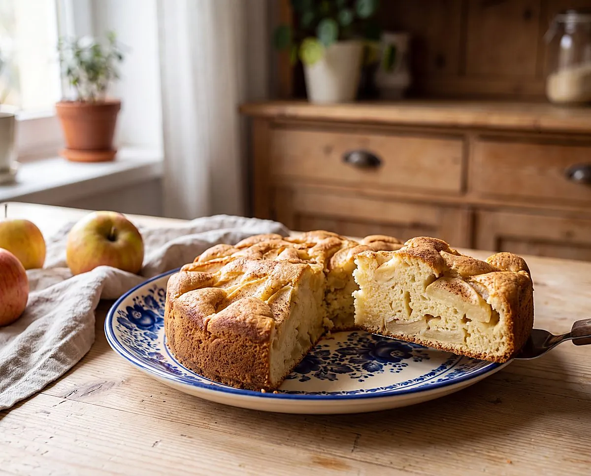 Apple Sharlotka (Russian Apple Sponge)