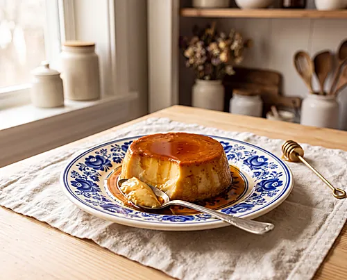 Baked Honey Custard (Flan-Style)