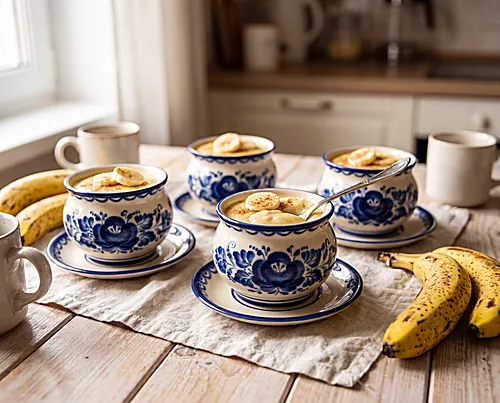 Banana "Nice" Custard Pots