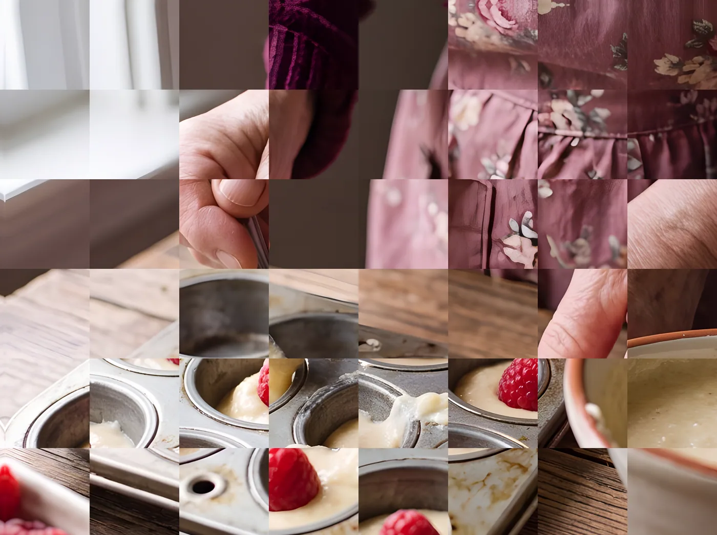 Making Berry Almond-Flour Mini-Muffins (Low-Glycemic)