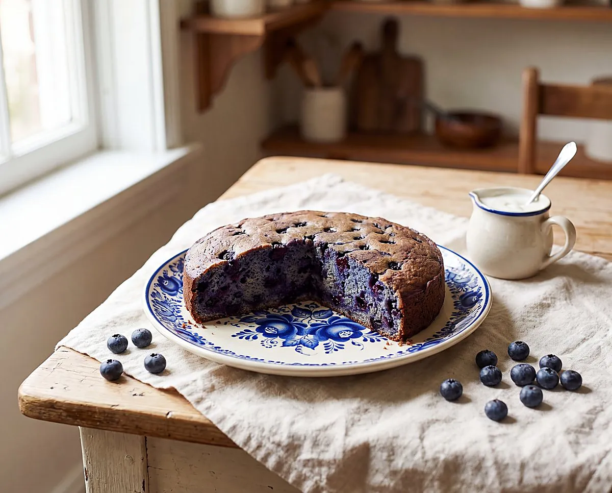 Blueberry Yogurt Breakfast Cake