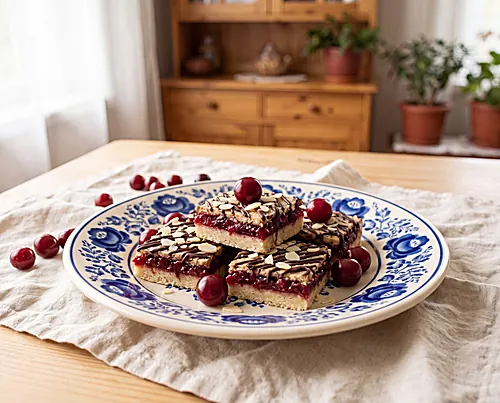 Cherry Almond No-Bake Bars