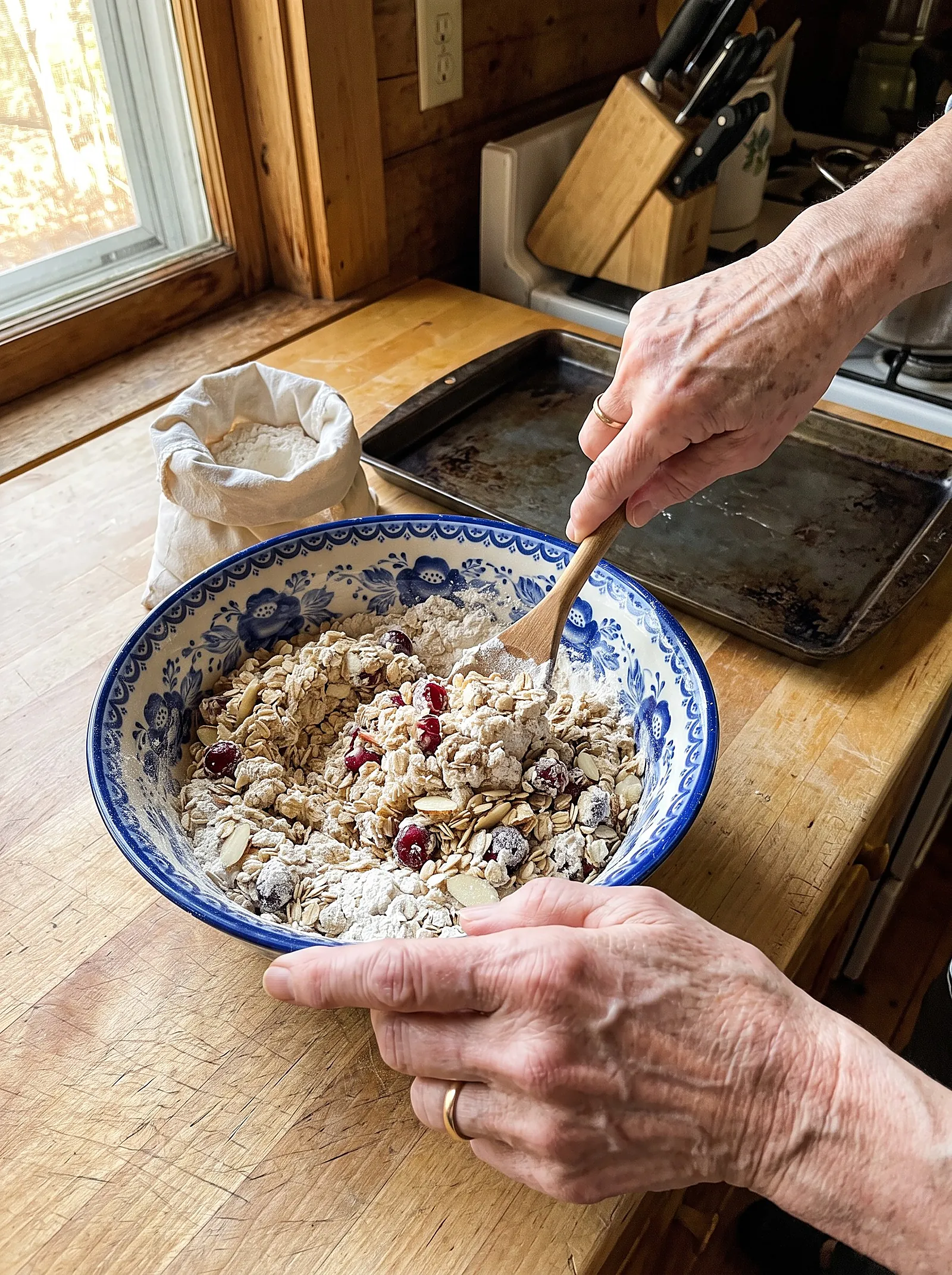 Cherry Almond Oatmeal Cookies - photo 3