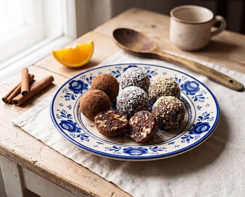 Christmas Fruit & Nut Honey Balls