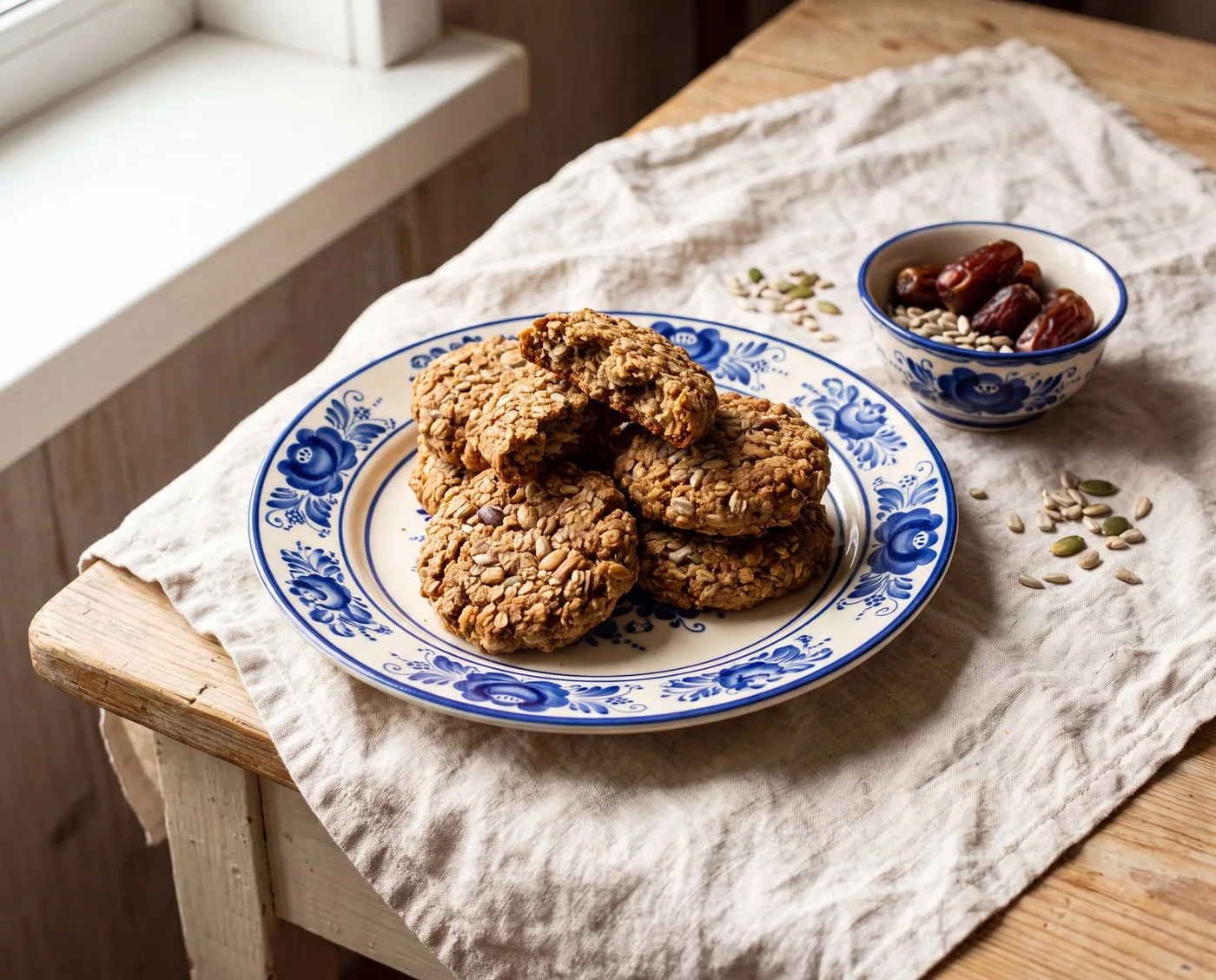 Cinnamon Date Breakfast Cookies