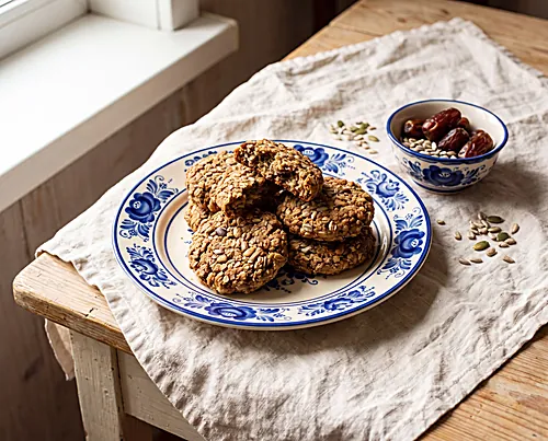 Cinnamon Date Breakfast Cookies