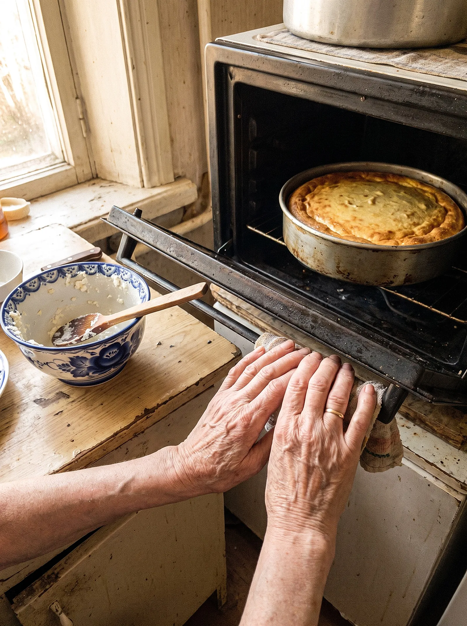 Cottage-Cheese "Tvorog" Cheesecake (Baked, Honey) - photo 4