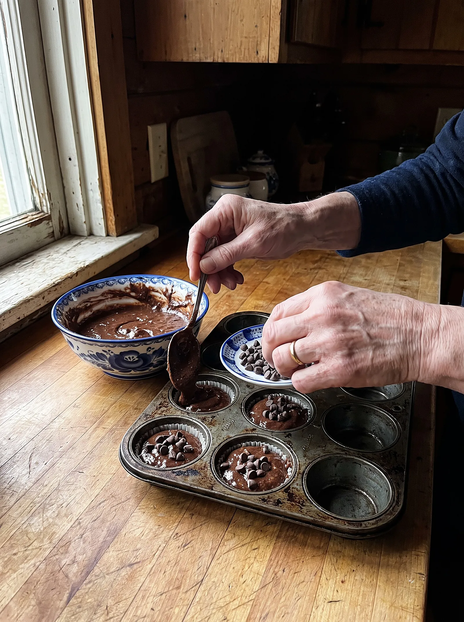 Double-Chocolate Banana Muffins - photo 4