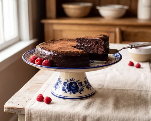 Flourless Chocolate Avocado Torte