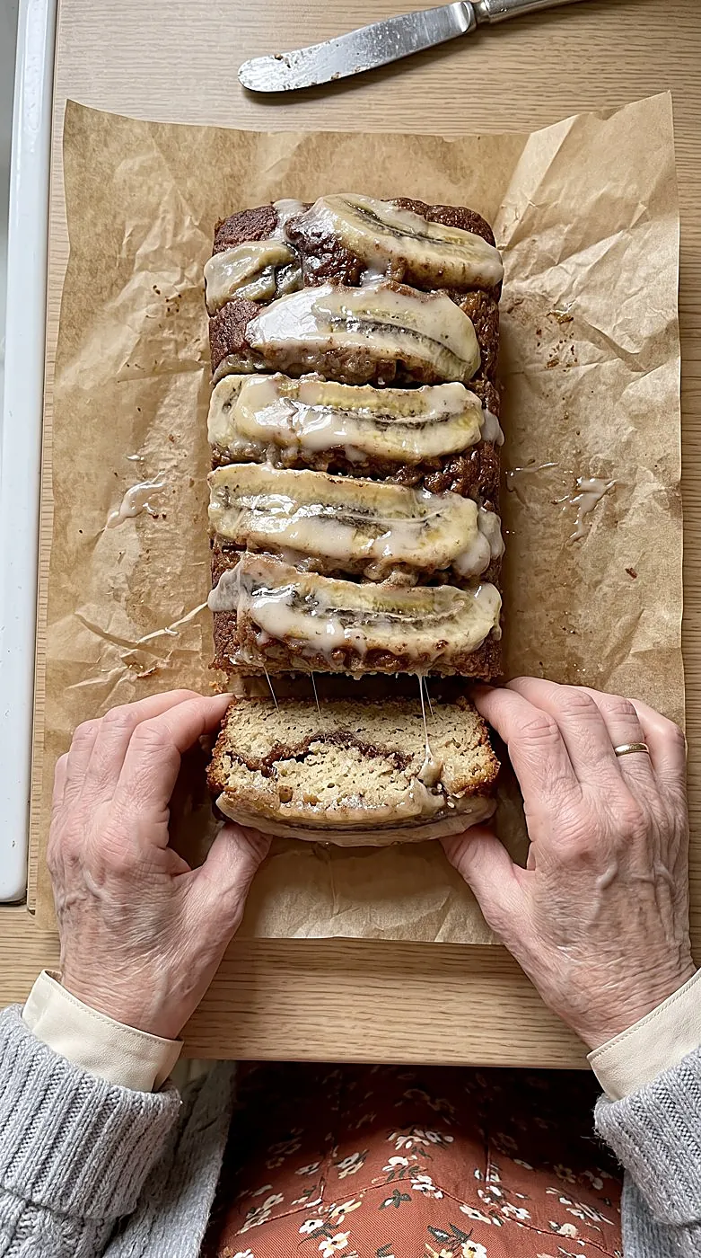 Flourless Cinnamon Swirl Banana Bread - photo 2