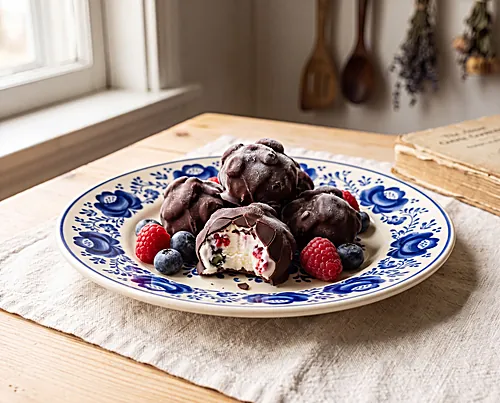 Frozen Fruit Yogurt Clusters