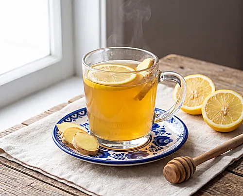 Ginger Lemon Honey Immunity Tonic