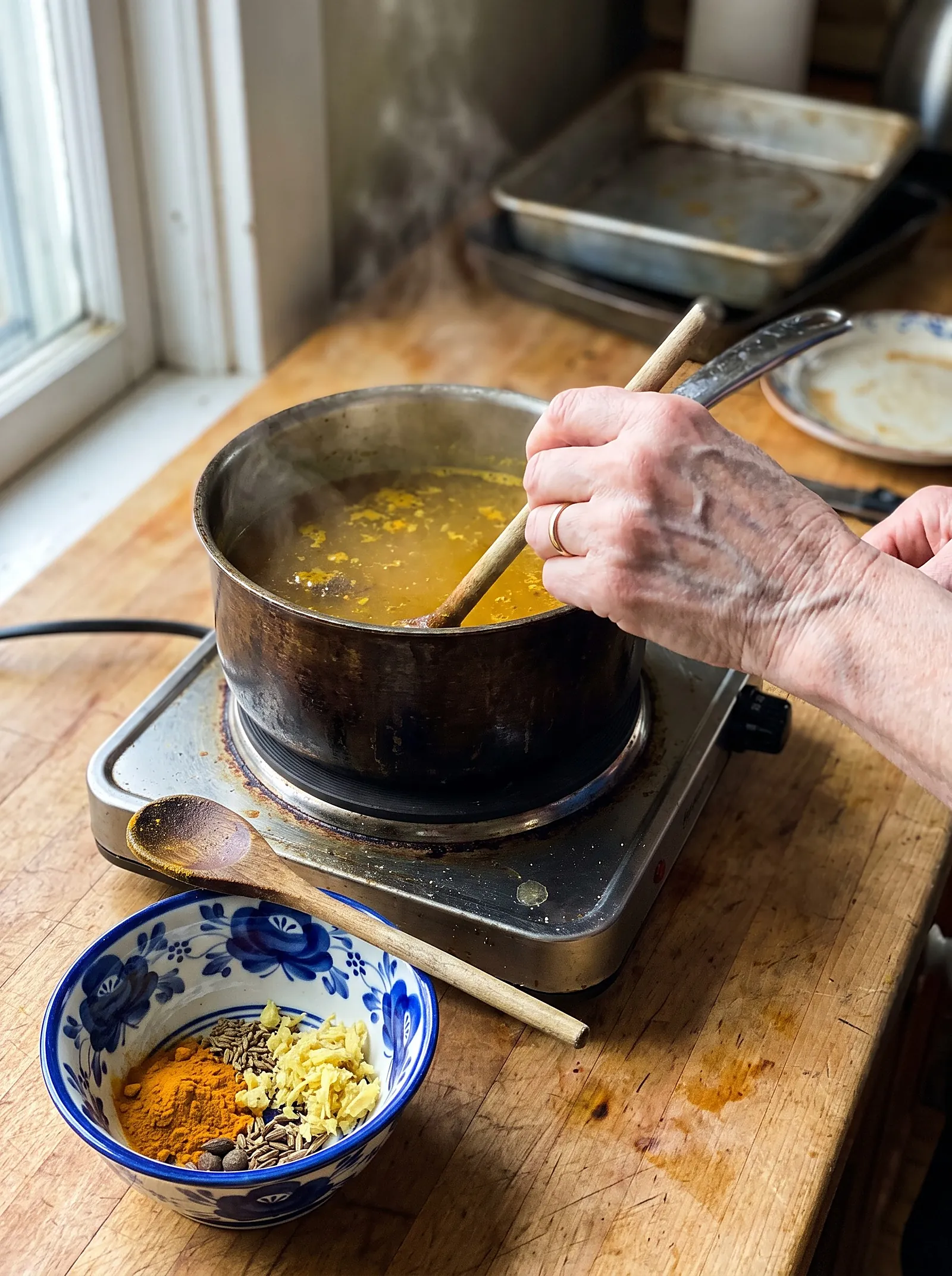 Golden Turmeric Coconut Pudding - photo 2