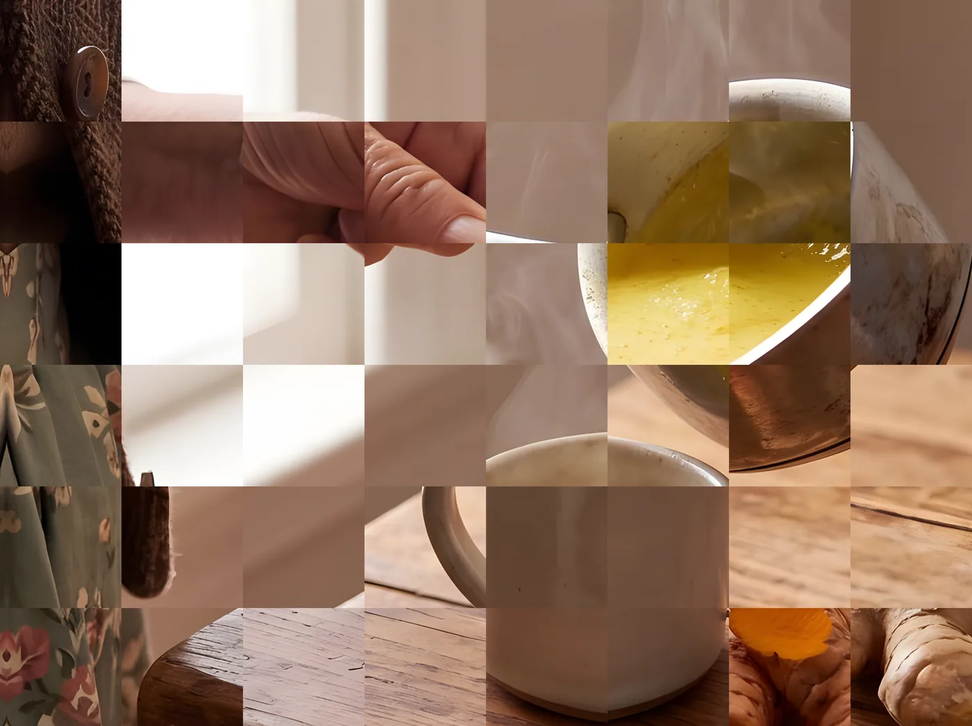 Making Golden Turmeric Honey Milk