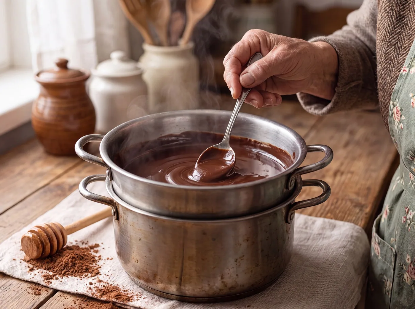 Making Honey-Cacao Master Chocolate