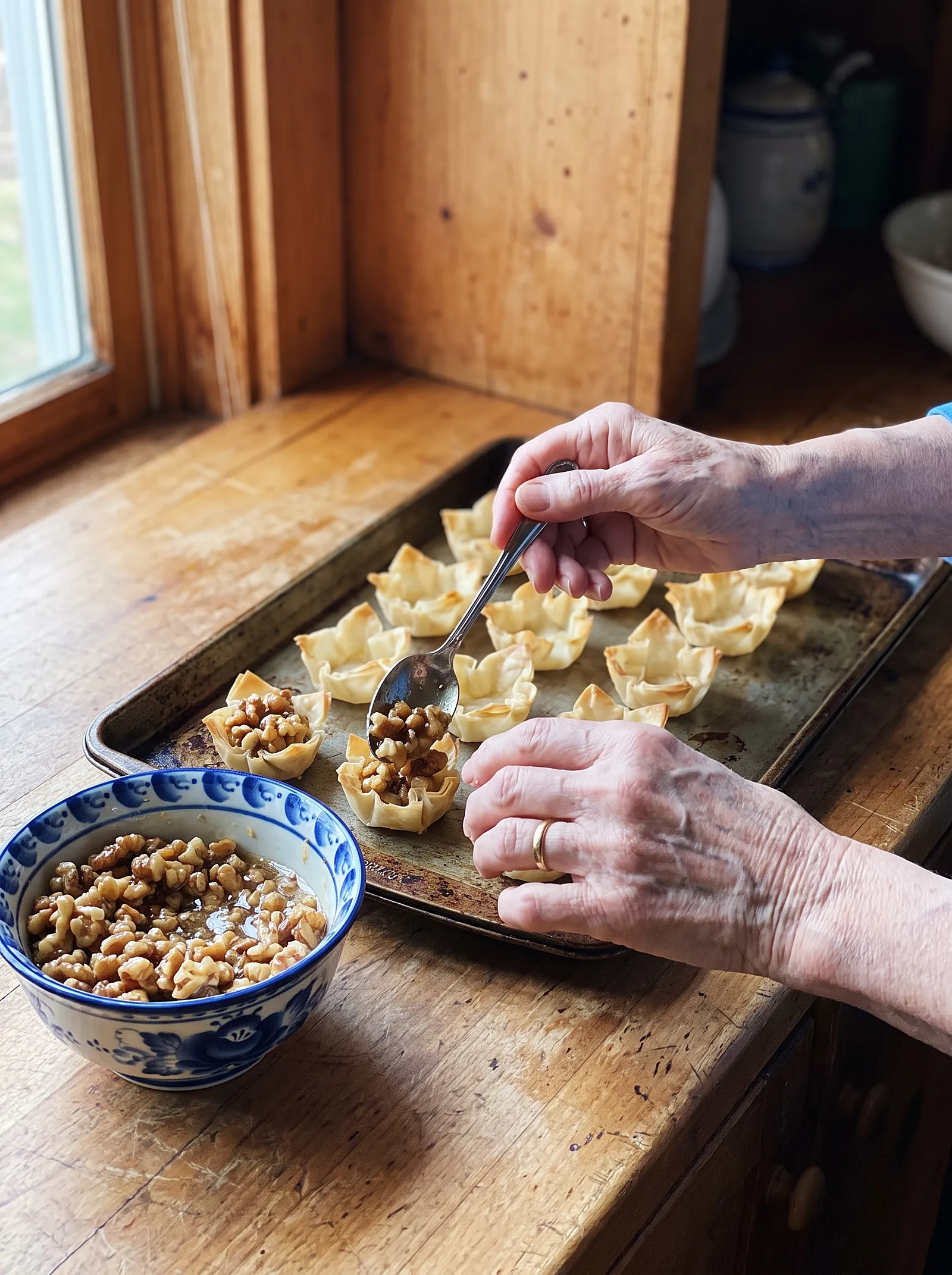 Honey-Glazed Walnut Baklava Bites - photo 3