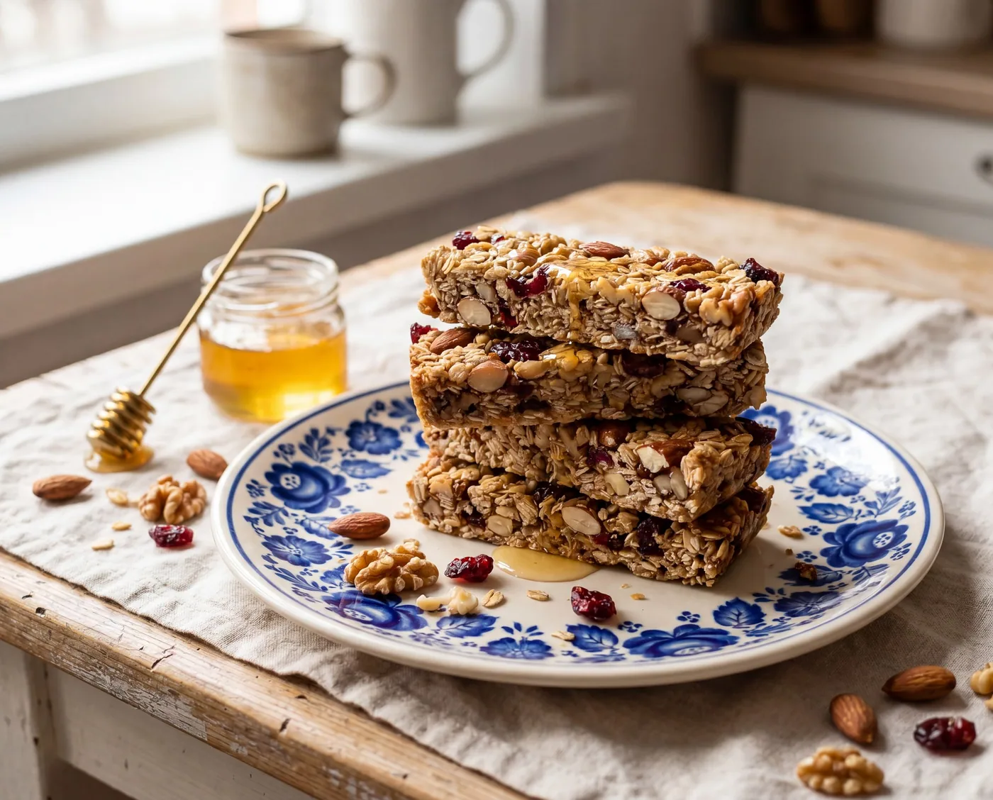 Honey Nut Granola Bars