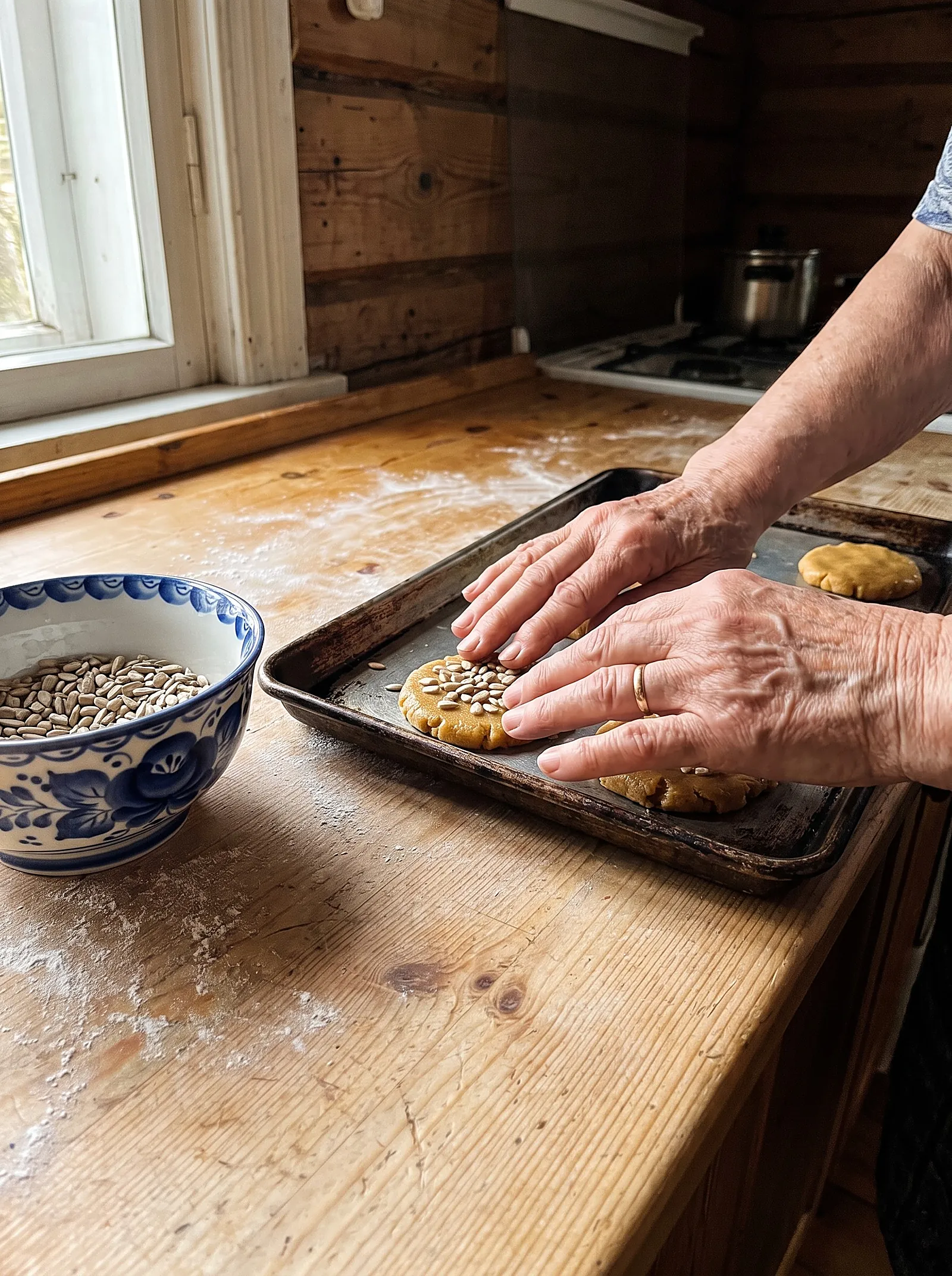 Honey & Sunflower Seed Cookies - photo 4