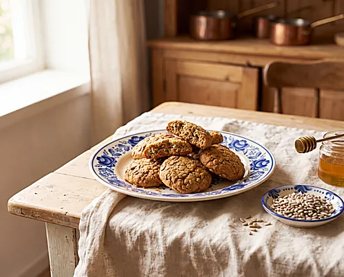 Honey & Sunflower Seed Cookies