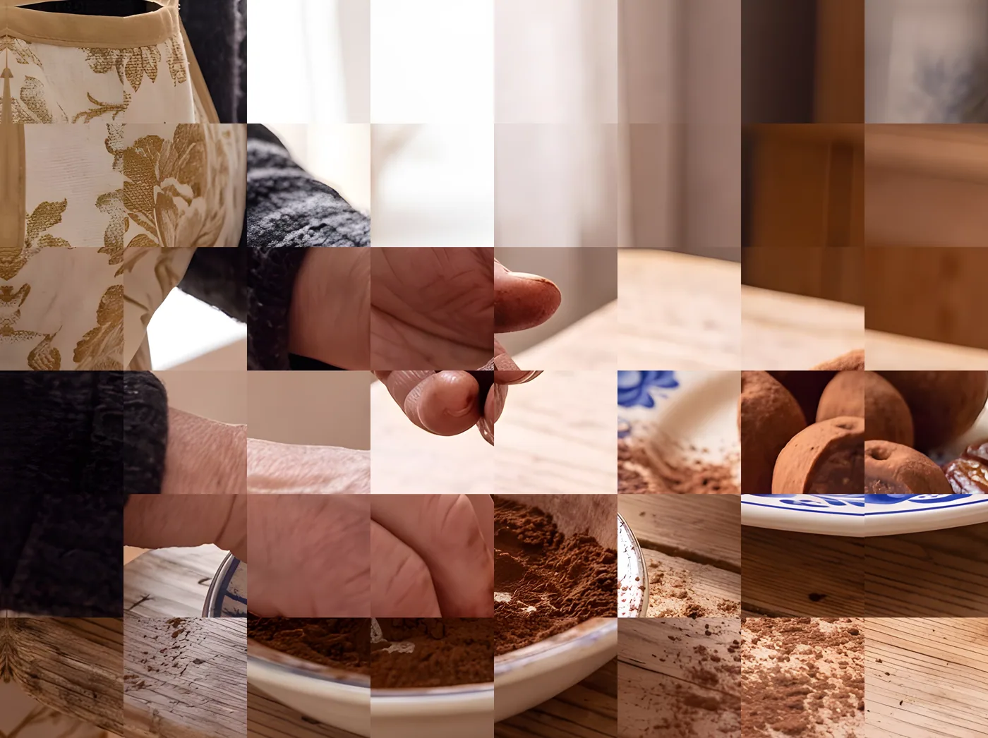 Making Kartoshka — Cocoa Biscuit "Potato" Truffles