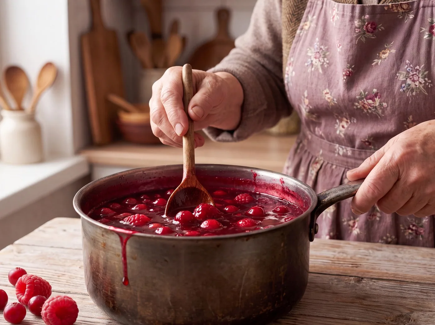 Making Kissel — Slavic Berry Fruit Pudding