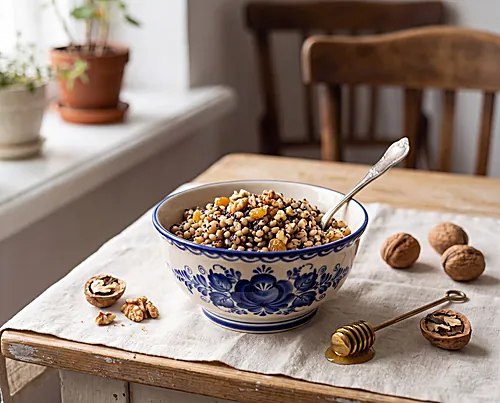 Kutia — Honeyed Wheat Berry & Poppy Pudding