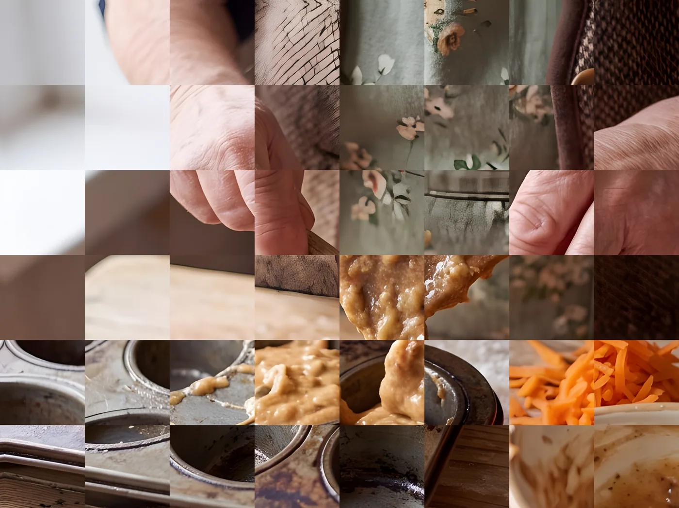 Making Morning Glory Carrot-Apple Muffins