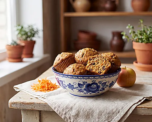 Morning Glory Carrot-Apple Muffins