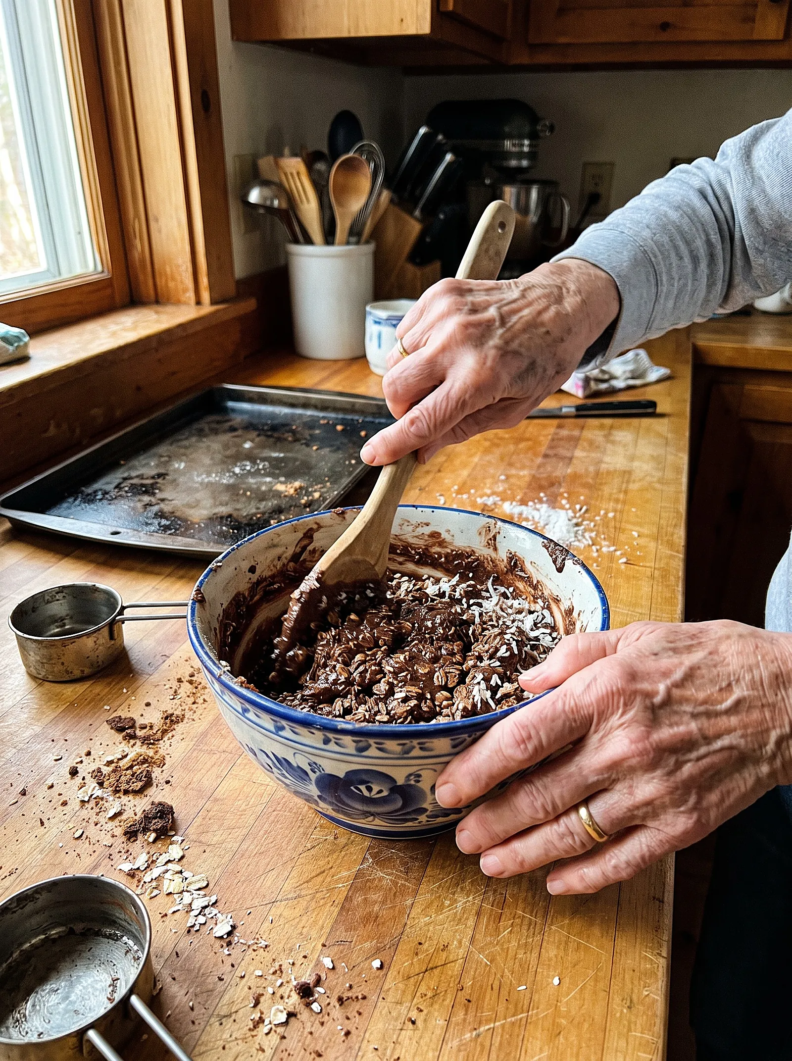 No-Bake Chocolate Oat Cookies - photo 3