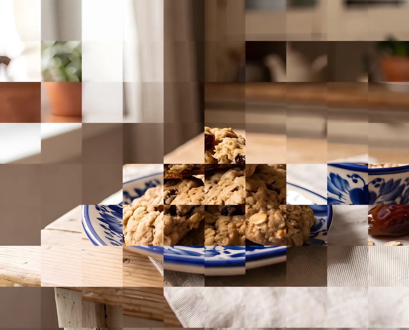 Oatmeal Raisin Cookies (Date-Sweetened)