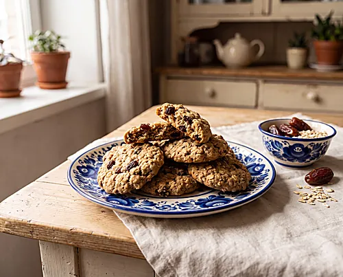 Oatmeal Raisin Cookies (Date-Sweetened)