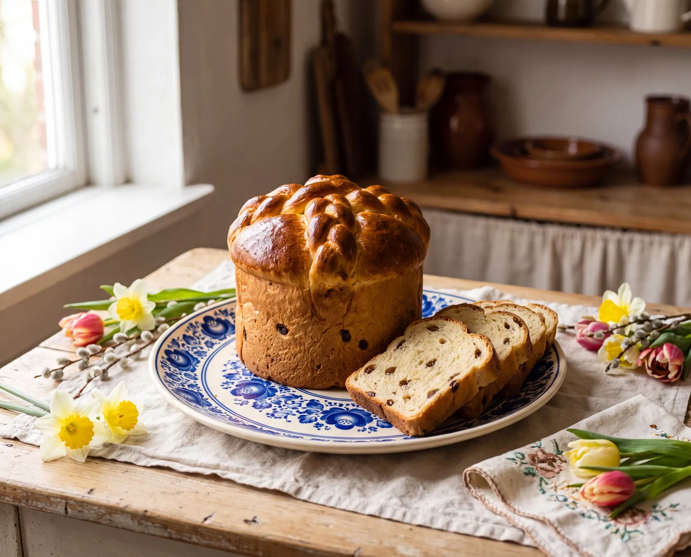 Paska Sweet Bread (Easter, Honey)