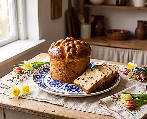 Paska Sweet Bread (Easter, Honey)