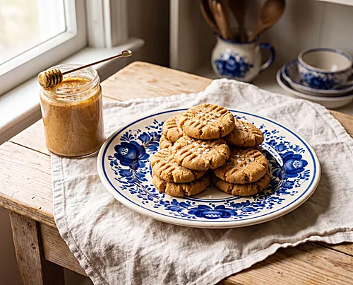 Peanut Butter Honey Cookies (Flourless)