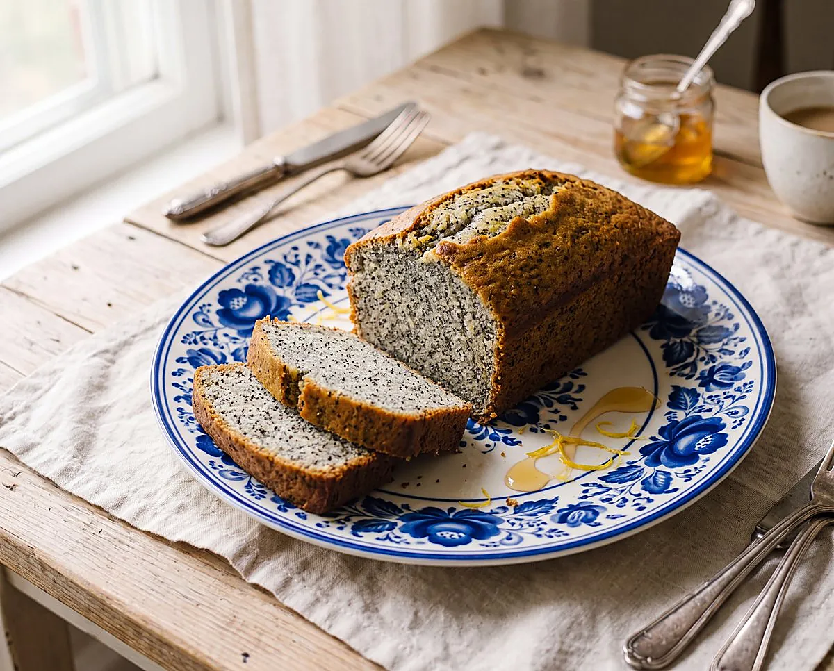 Poppy Seed & Honey Loaf Cake (Makovnik-style)