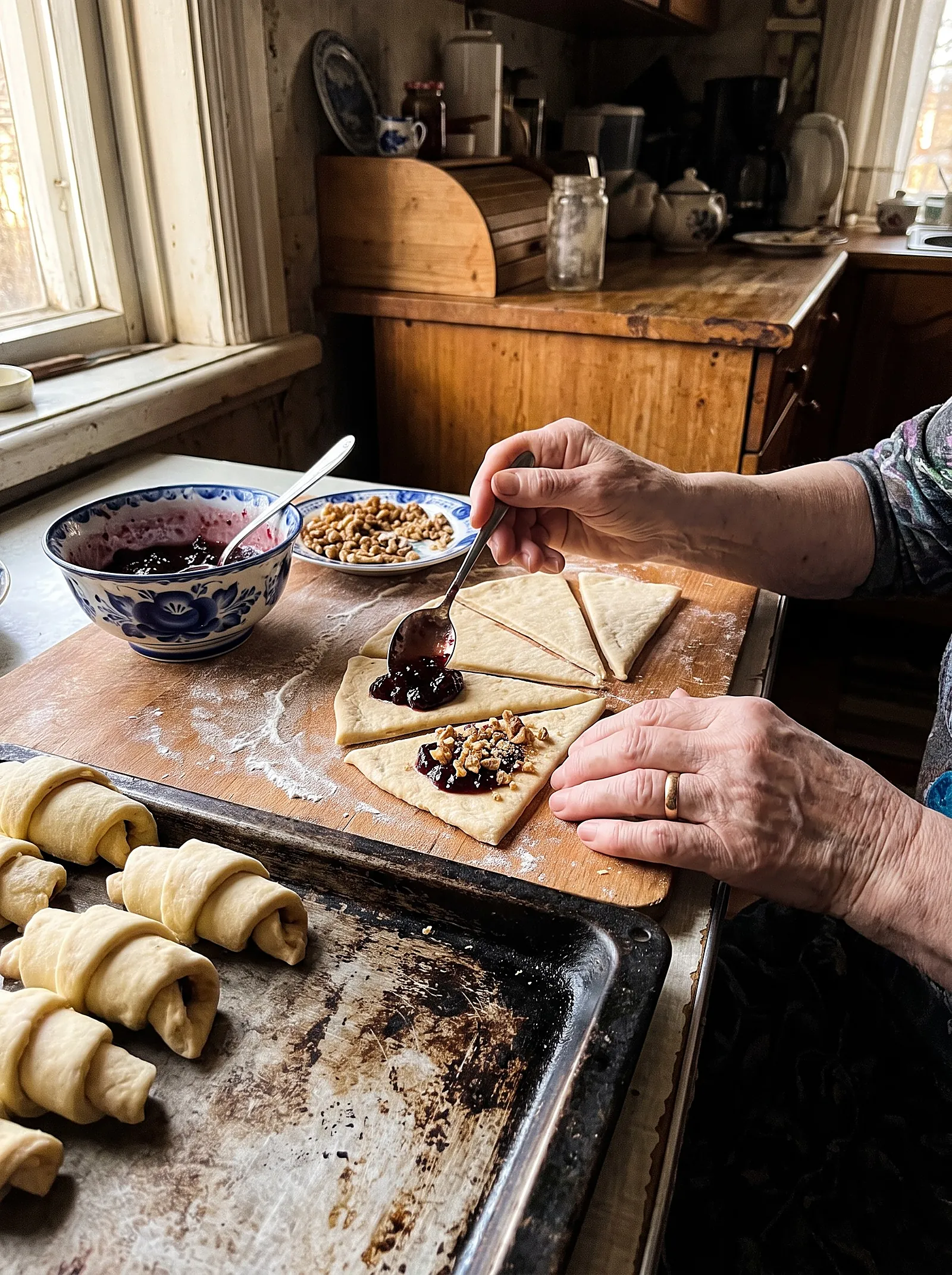 Rogaliki — Nut & Fruit-Jam Crescents - photo 4