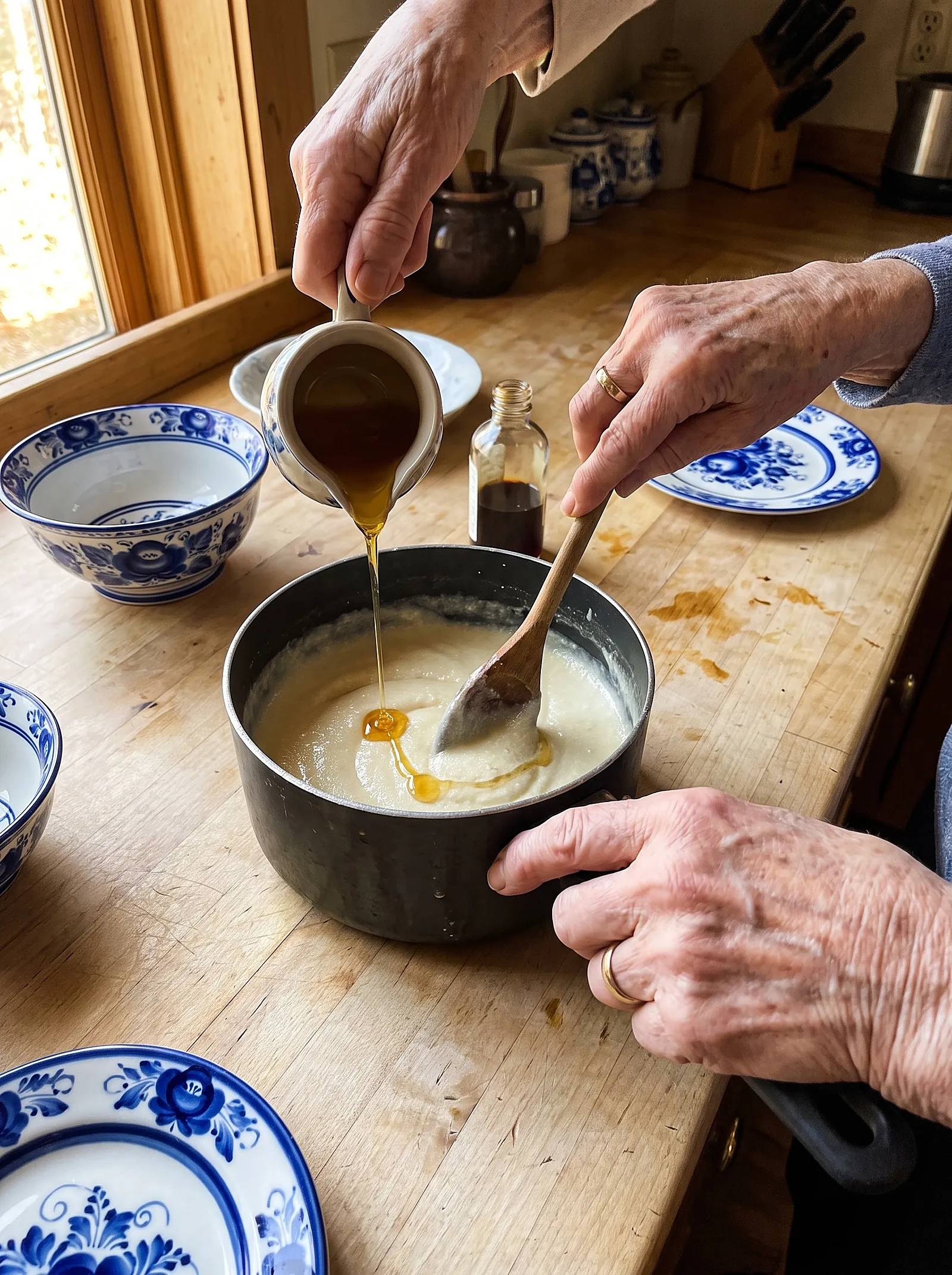 Semolina & Honey Pudding (Manniy-Style) - photo 4