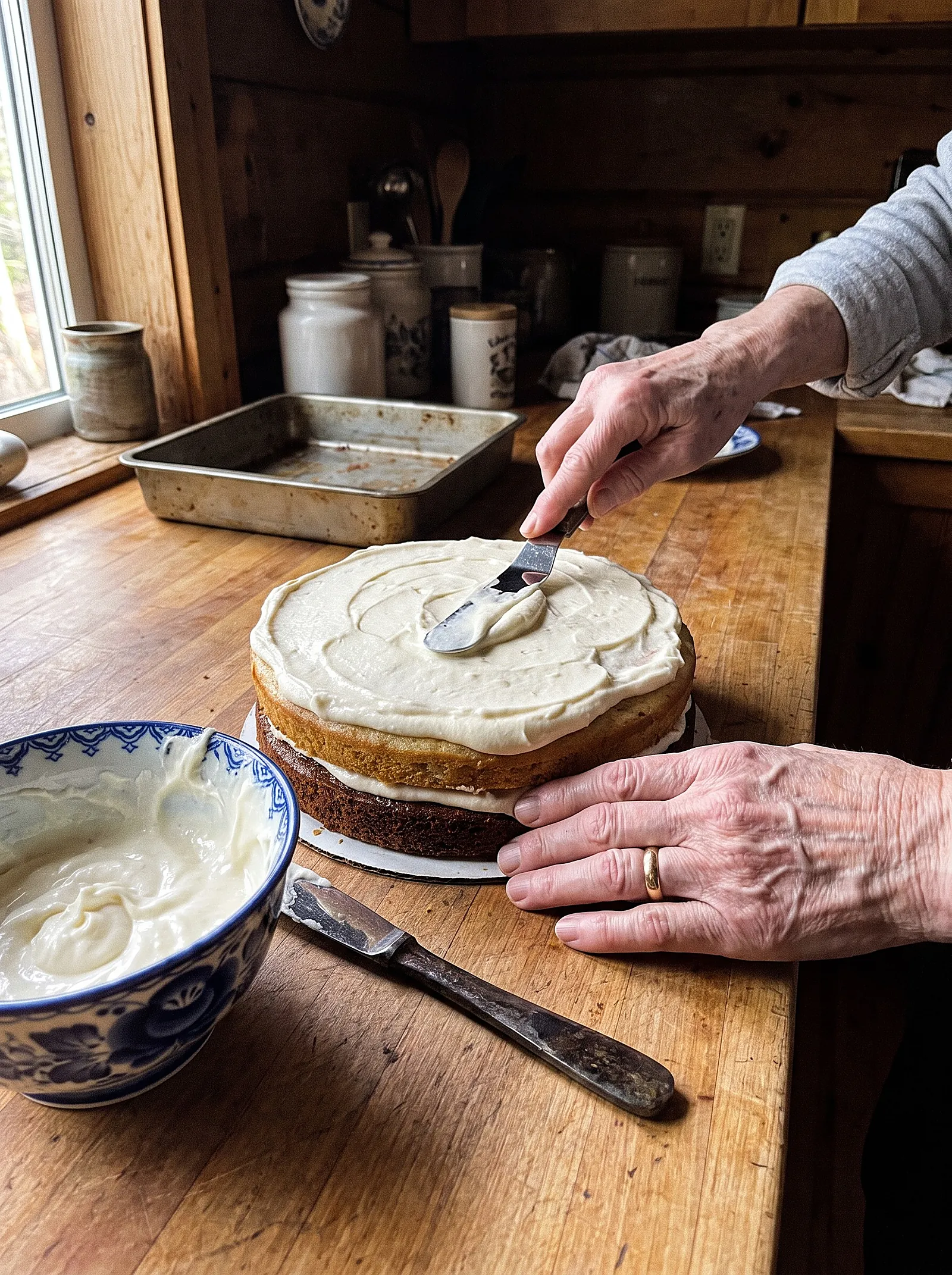 Smetannik — Sour Cream Layer Cake (Honey) - photo 4