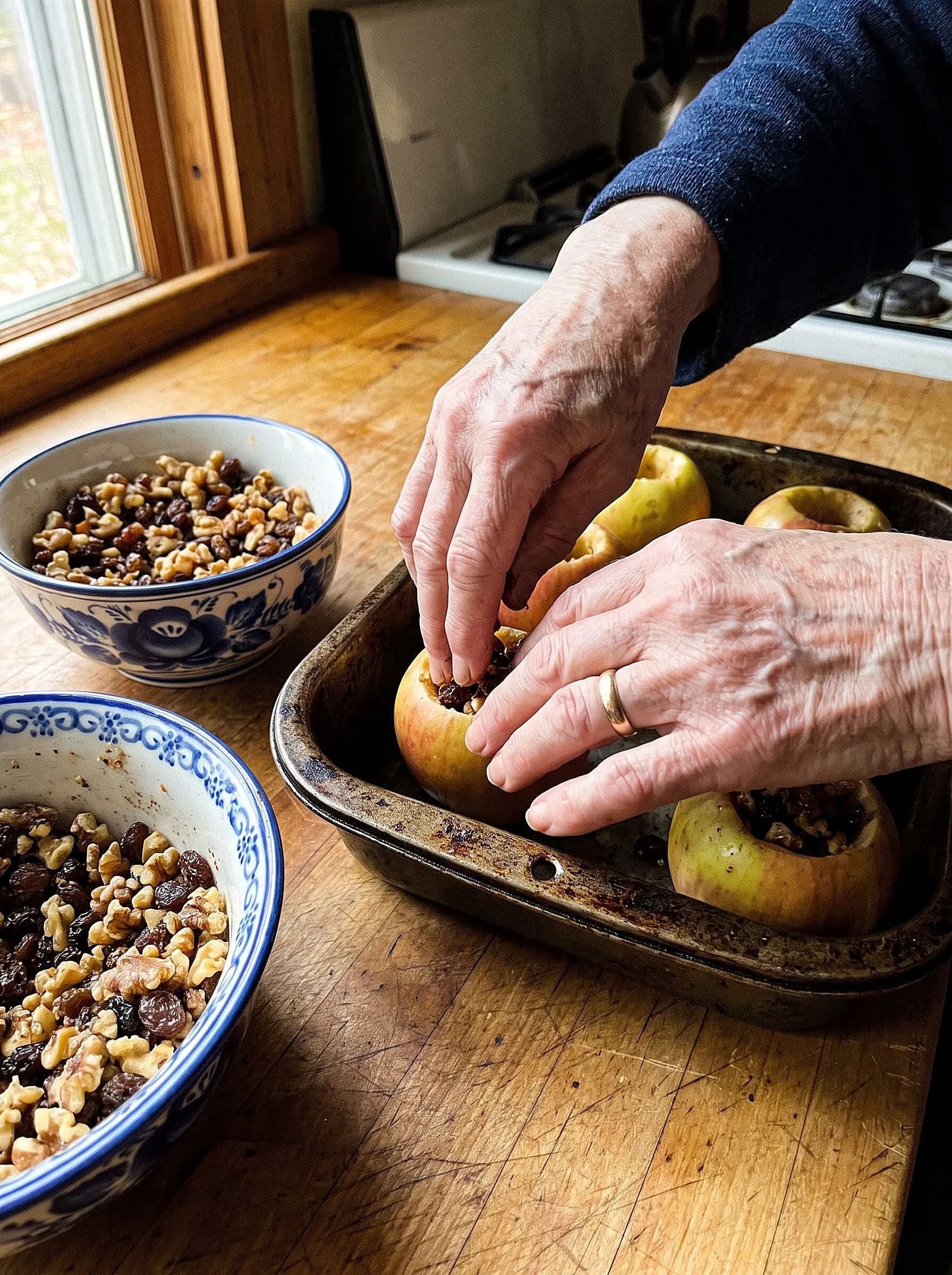 Spiced Baked Apples with Walnuts & Honey (Pechyonye Yabloki) - photo 2