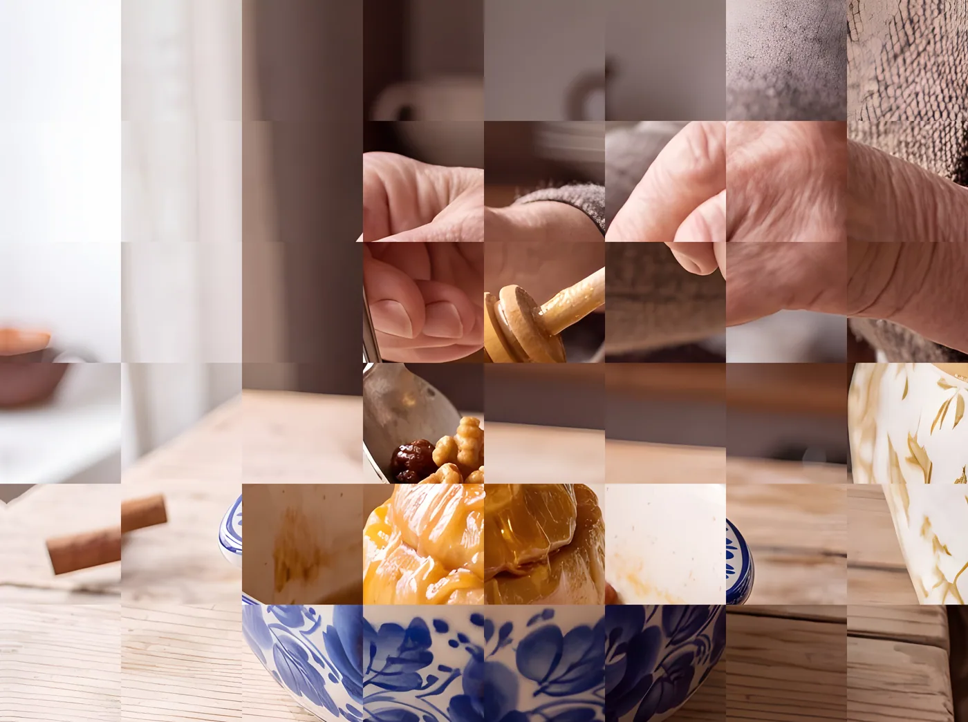 Making Spiced Baked Apples with Walnuts & Honey (Pechyonye Yabloki)