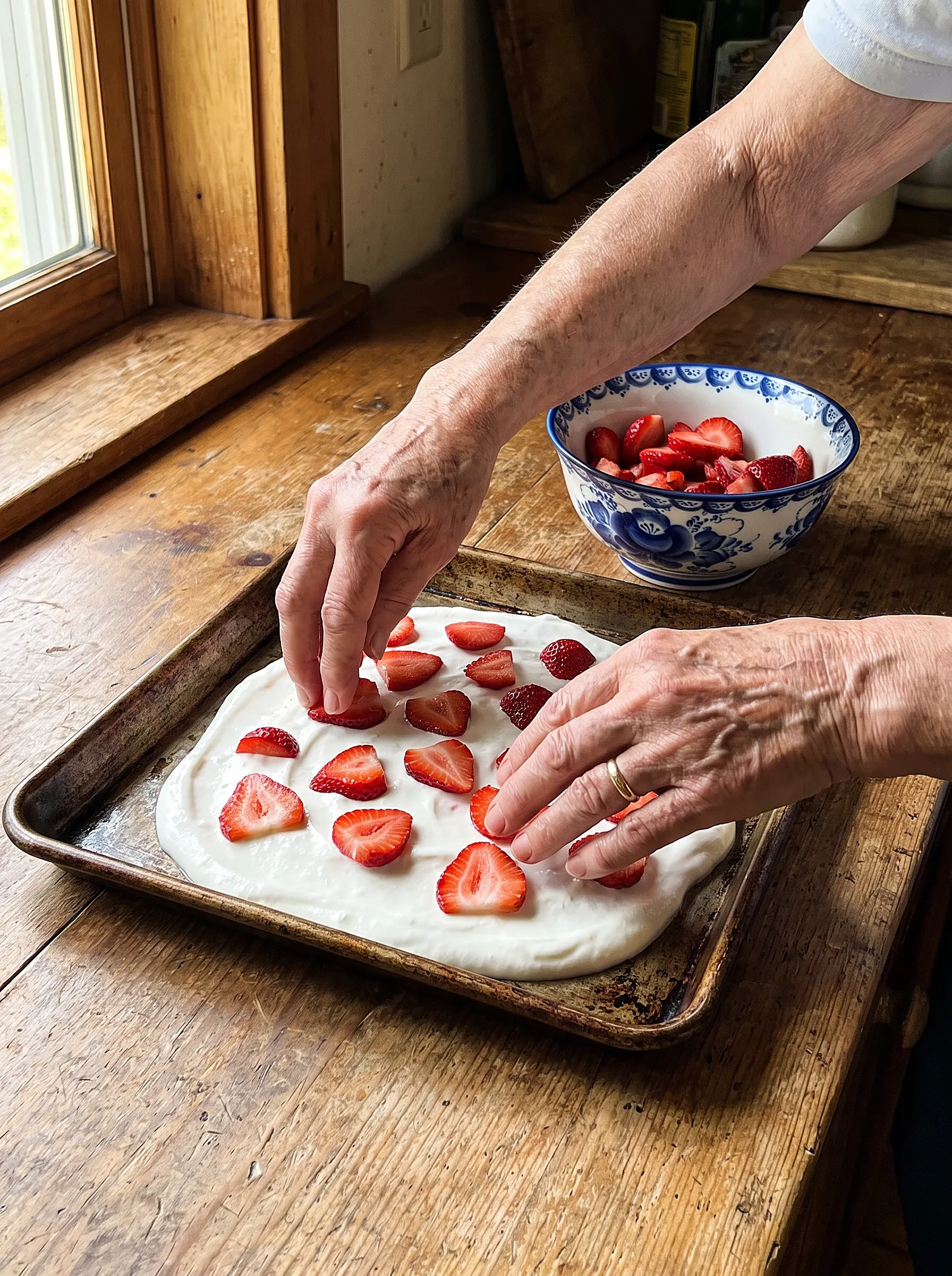 Strawberry Frozen Yogurt Bark - photo 3