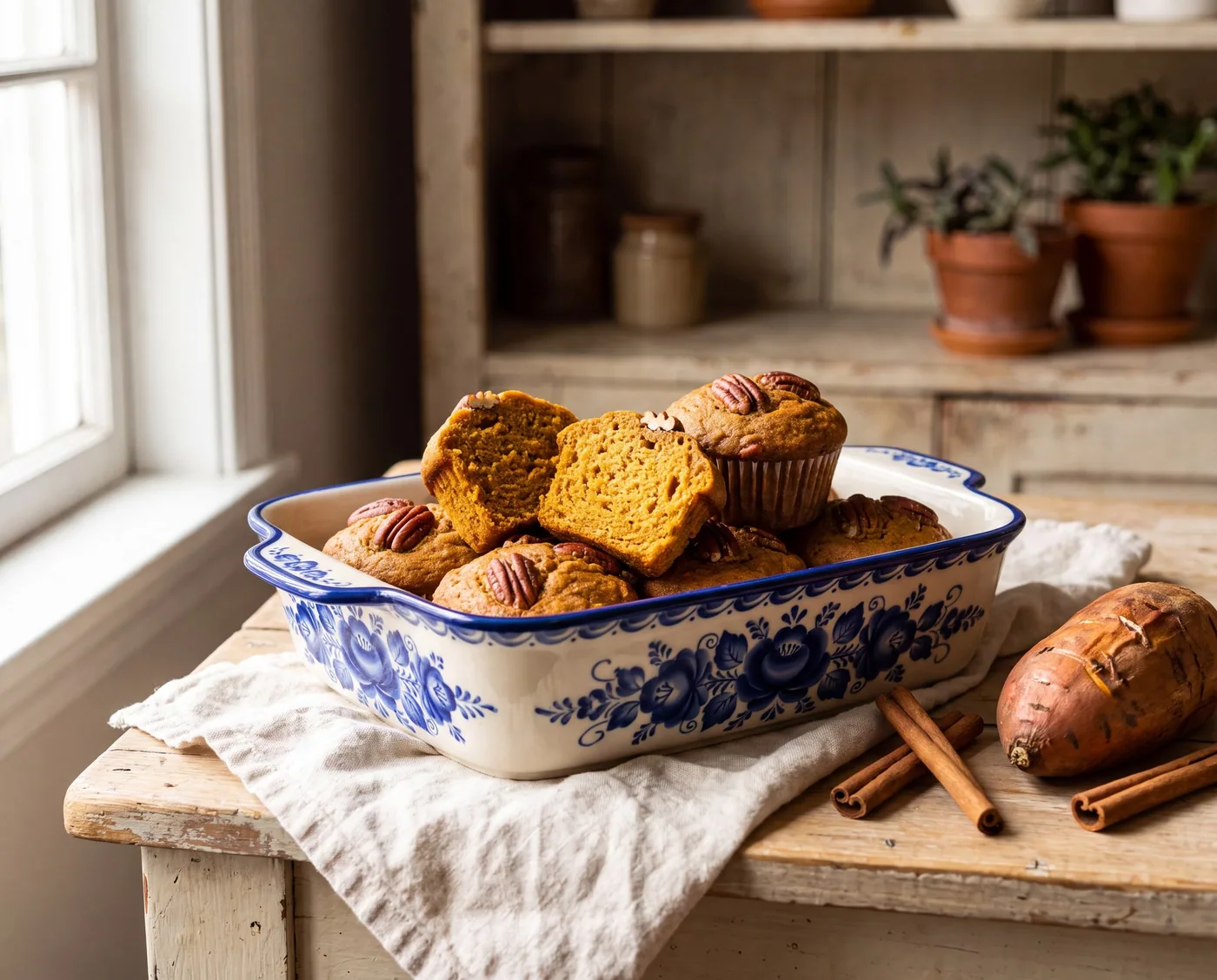 Sweet Potato Spice Muffins