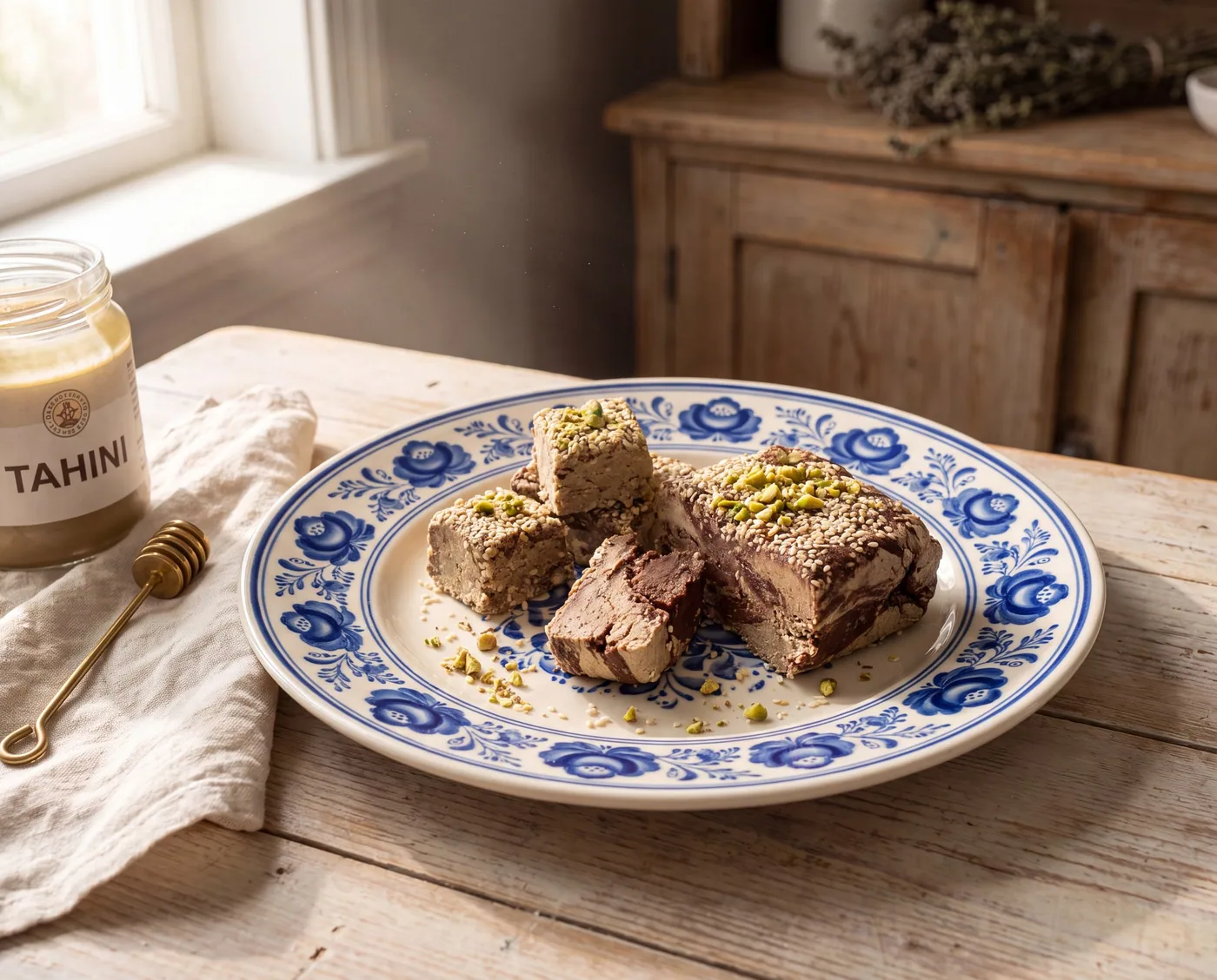Tahini Halva Bites (Honey)