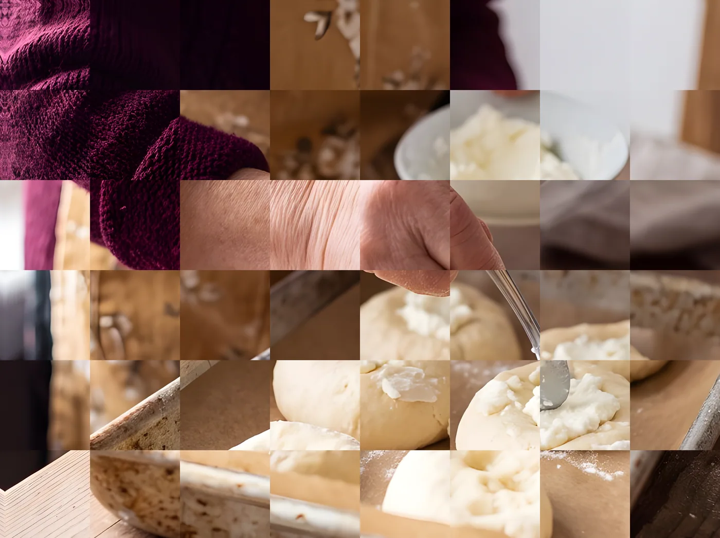 Making Vatrushka — Sweet Tvorog Cheese Buns