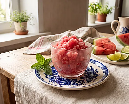 Watermelon Mint Granita